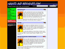 Tablet Screenshot of nightsandweekends.com